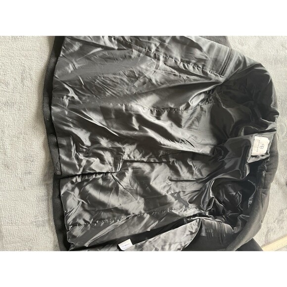 ANINE BING Blazer Small Black Double Breasted Academia Preppy Wool Blend - Picture 10 of 13